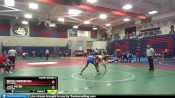 152 lbs Champ. Round 2 - Kevin Cheeseman, Mt.Carmel vs Jace Peter, Eastlake