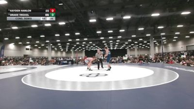 157 lbs Cons. Semis - Kayden Hanlon, Aniciete Training Club vs Drake Troxel, Nebraska Wrestling Academy