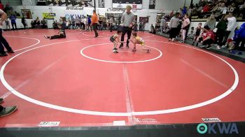 43 lbs Round Of 16 - Rhett Lewis, Dark Cloud Wrestling Club vs Jantzen Duran, Jay Wrestling Club