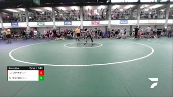 116-126 lbs Quarterfinal - Jerson Carvajal, Wheeling High School vs Kingston Peterson, Kewanee