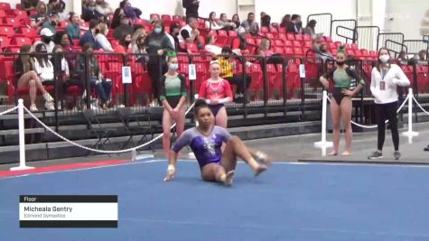 Micheala Gentry - Floor, Edmond Gymastics - 2021 Region 3 Women's Championships