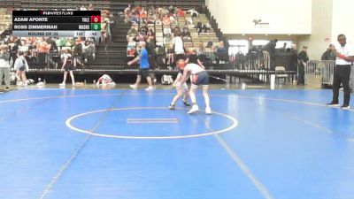 77-J lbs Round Of 32 - Adam Aponte, Yale Street vs Ross Zimmerman, Mat Assassins