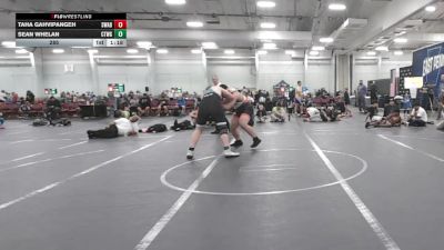 285 lbs Round 5 (10 Team) - Taha Gahvipangeh, Savage WA Black vs Sean Whelan, CTWHALE Green