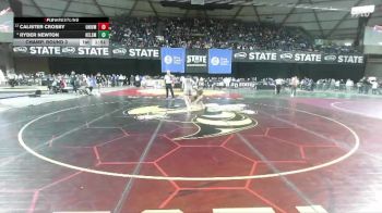 Boys 3A 126 lbs Champ. Round 3 - Calister Crosby, University vs Ryder Newton, Kelso