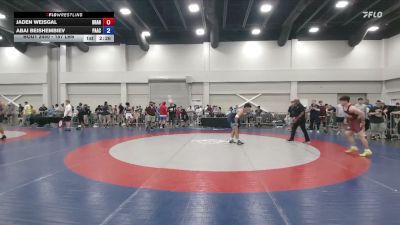 157 lbs Champ. Rd Of 16 - Jaden Weisgal, Brandon vs Abai Beishembiev, Palm Academy