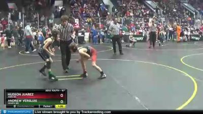 67 lbs 3rd Place Match - Andrew Versluis, Sparta WC vs Hudson ...