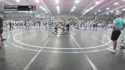 95 lbs Rr Rnd 2 - Coleson Santi, All-American Wrestling Club Blue vs Daylin Fraley, Ohio Gold