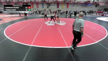 174 lbs 1st Place Match - Christian Gilbert, Carthage College vs Thomas West, Baldwin Wallace