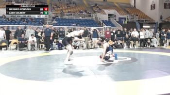 215 lbs Final - Maximus Konopka, Greens Farms Academy vs Cash Colbert, Paul VI Catholic High School