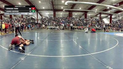 120 lbs Quarterfinal - James George, Pershing County vs Edward York, West Wendover