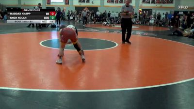 90 lbs Cons. Semi - Knox Nolan, Big Game Wrestling Club vs Maddax Knapp, Marion Wolves