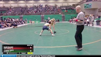 106 lbs Semis & 3rd Wb (16 Team) - Alex Blanc, West Forsyth vs Tyson Matz, Buford HS