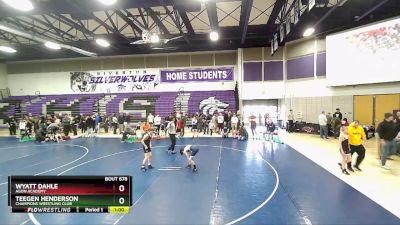 90 lbs 1st Place Match - Teegen Henderson, Champions Wrestling Club vs Wyatt Dahle, Agon Academy