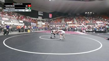 138 lbs Cons. Round 2 - Kruz Pickle, Frontenac HS vs Gavin Miles, Fort Scott HS