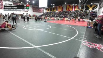 106 lbs Champ. Round 2 - Dominic Cortez, Long Beach Wilson vs Daniel Barajas, Downey