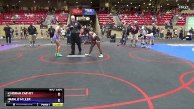 127 lbs Round 3 - KiMorah Cathey, OK vs Natalie Miller, OK