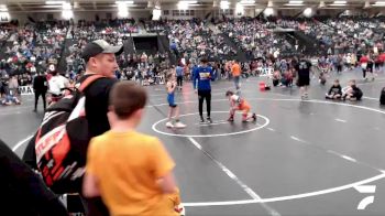 68-74 lbs Champ. Round 1 - Peyton Eklund, York Wrestling Club vs Emerson Callaway, 2TG
