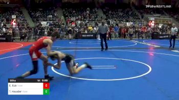 88 lbs Consolation - Ethan Eck, Team Brawlers-KS vs Tharyn Hausler, Team Tulsa WC