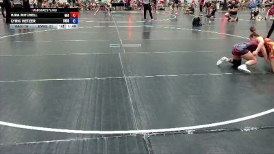 115 lbs Round 2 (10 Team) - Lyric Hetzer, Backyard Brawlers vs Kira Mitchell, Georgia United