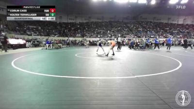 B3A-113 lbs Quarterfinal - Corlin Cass, Pawhuska vs Kolten Terwilliger, Vinita