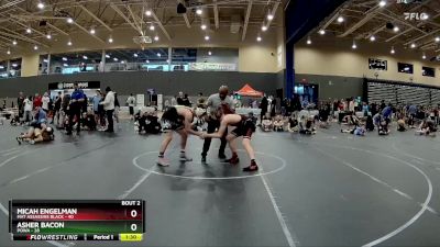 160 lbs Round 1 (8 Team) - Asher Bacon, POWA vs Micah Engelman, Mat Assassins Black