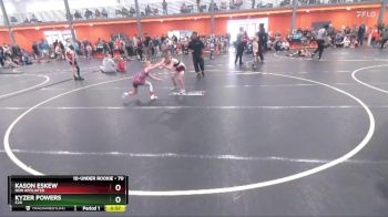 70 lbs Semifinal - Kason Eskew, Non Affiliated vs Kyzer Powers, C2X