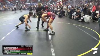 138 lbs Semifinal - Quinten Cassiday, Michigan Grappler RTC vs Nolan Cunningham, Freeland WC