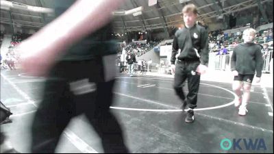 80 lbs Round Of 16 - Reilas Sanchez, Locust Grove Youth Wrestling vs Ryker Hushbeck, Verdigris Youth Wrestling