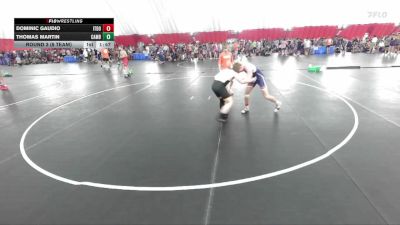 165 lbs Round 3 (8 Team) - Thomas Martin, Cameron B vs Dominic Gaudio, Illinois Top Dawgs Orange