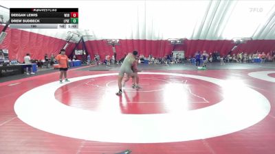 190 lbs Round 3 (8 Team) - Drew Sudbeck, Long Prairie Grey Eagle-Browerville Wolves vs Deegan Lewis, Waverly-Shell Rock