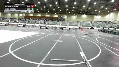 50 lbs Quarterfinal - Hudson Borden, Damonte Mustangs WC vs Knox Massey, Crater Mat Club