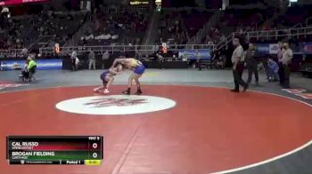 I-126 lbs Cons. Round 4 - Brogan Fielding, Carthage vs Cal Russo, Spencerport