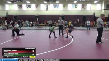 PW-10 lbs Cons. Round 1 - Grant Brunner, Indee Mat Club vs William Graw, X-men