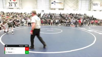 96 lbs Cons. Round 5 - Brodie O`Dell, Club Not Listed vs Evan Mason, HF-L Wrestling