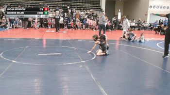 57 lbs Quarterfinal - Logan Morrow, Cordoba Trained - ESE vs Jasmine Belen, CT Whale Beluga - ESE