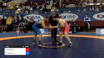 87 kg Consolation - Zackery Bickford, Unattached vs Richard Carlson, Minnesota Storm