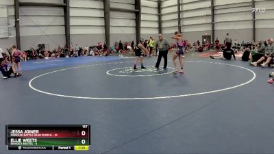 117 lbs Quarters - Ellie Weets, Braided Brutes vs Jessa Joiner, Missouri Battle Gear Purple