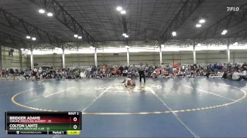 71 lbs Quarterfinals (8 Team) - Bridger Adams, Sublime Wrestling Academy vs Colton Lantz, Middleton Wrestling Club