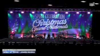 Spirit of Texas - Junior Royals [2025 L6 Junior] 2025 Spirit Celebration Christmas Grand Nationals