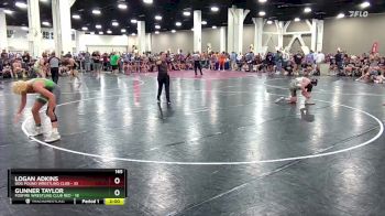 165 lbs Round 3 (6 Team) - Logan Adkins, Dog Pound Wrestling Club vs Gunner Taylor, Foxfire Wrestling Club RED