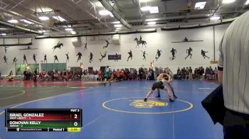 125 lbs Round 3 (12 Team) - Donovan Kelly, Adrian vs Israel Gonzalez, West Liberty