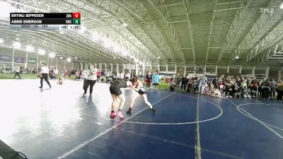 130 lbs Cons. Round 3 - Brynli Jeppesen, Sanderson Wrestling Academy vs Abbie Emerson, Ravage Wrestling Club