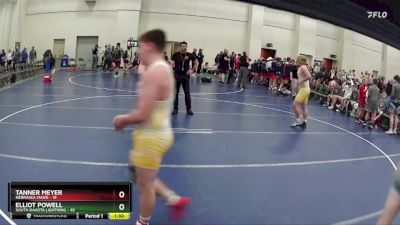 220 lbs Semis & 1st Wrestleback (8 Team) - Elliot Powell, South Dakota Lightning vs Tanner Meyer, Nebraska Maize