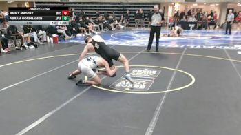 215 lbs Finals (8 Team) - Jimmy Mastny, Marian Central Catholic, IL vs Abram Gordhamer, Apple Valley, MN