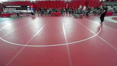 165 lbs Cons. Semis - Landen McDowell, Greater Heights Wrestling vs Olin Neuville, Askren Wrestling Academy