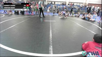 67 lbs Rr Rnd 1 - Barrett Homer, Comanche Takedown Club vs Kristian Henry, Powerhouse Blue