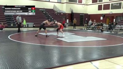 165 lbs Round 3 (3 Team) - Christopher Meyer, Independence vs Raiden Harbaugh, Marion