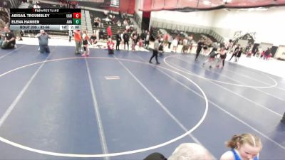 92-96 lbs Round 2 - Abigail Troumbley, Uintah Girls Wrestling vs Elena Hansen, Aviator Wrestling Academy