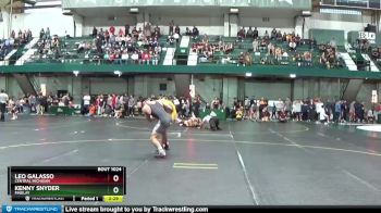 165 lbs Champ. Round 1 - Leo Galasso, Central Michigan vs Kenny Snyder, Findlay