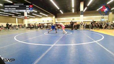 175 lbs Consi Of 32 #2 - Kaden Hernandez, Coyote Wrestling Club vs Joel Williams, Cypress Woods High School Wrestling